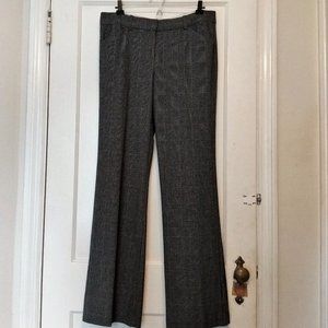 Norma Kamali Black/White Plaid Dress Pants